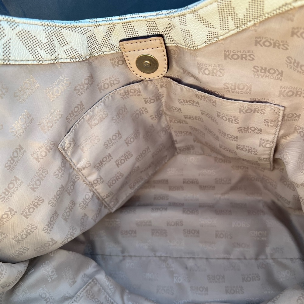 MICHAEL KORS BEIGE TOTE - Picture 4 of 14